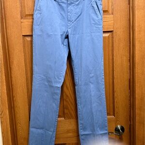 Vineyard Vines Boys Sky Blue Breaker Pants 30x34 98% cotton 2% spandex